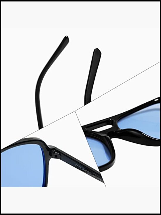 Retro Square Aviator Sunglasses with UV400 Protection main image 4